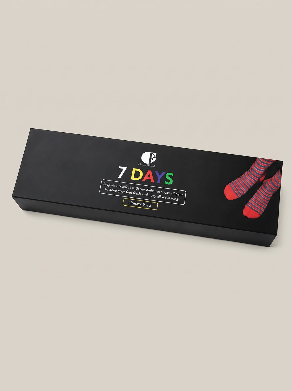Elite Moza Signature 7-Pair Sock Box