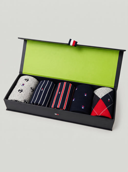 Elite Moza Signature 5-Pair Sock Box