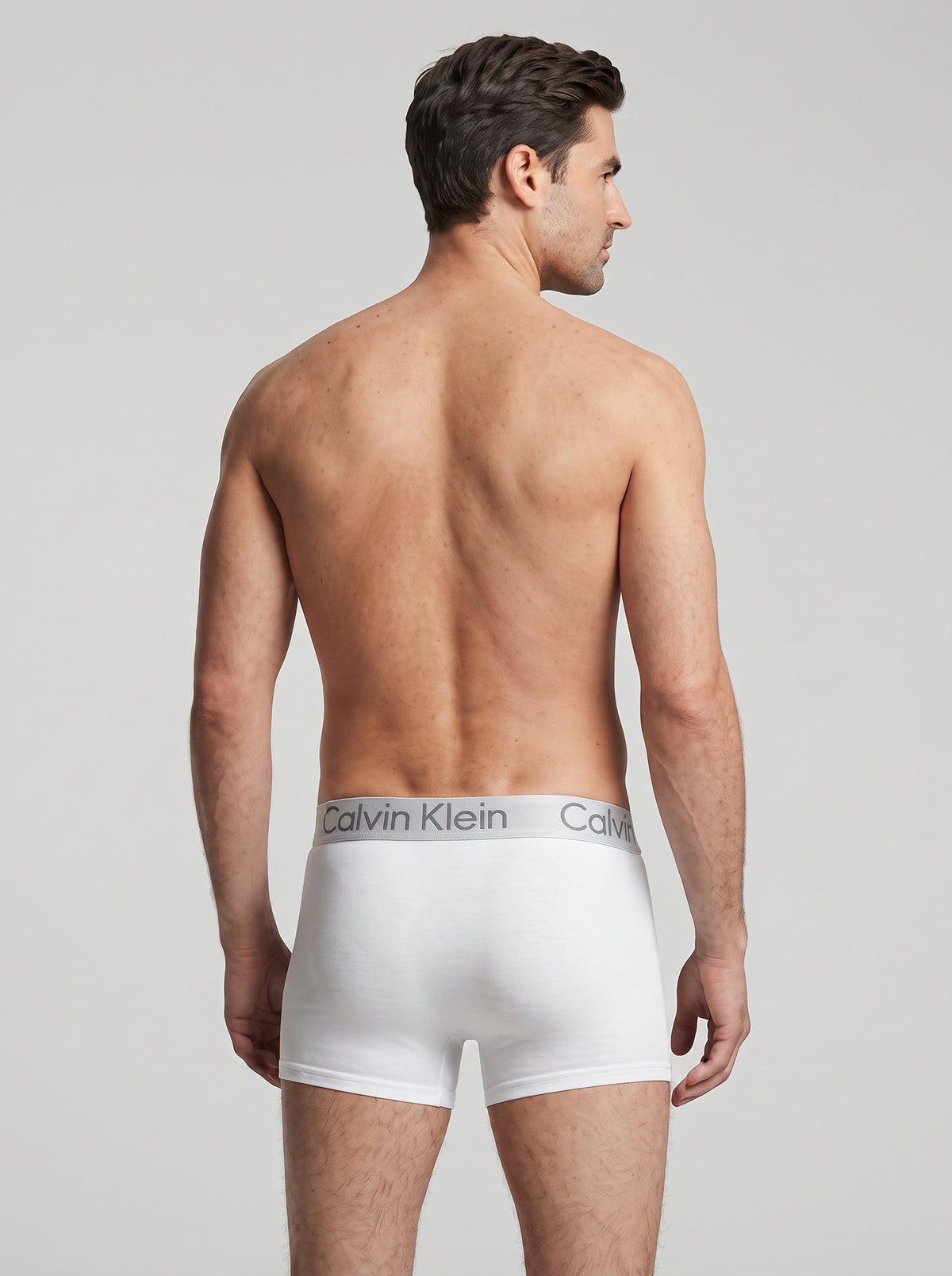 Men’s White Boxer